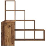  Kutni stol s policom Staro drvo 101,5 x 149,5 x 149,5 cm | Eponuda.ba