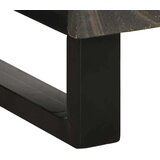 vidaXL Komoda crna 40x33x75 cm Puno drvo Mango | shoptok.hr