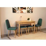 Hanah home trpezarijski sto i stolice vina mini 02 1070 oak green