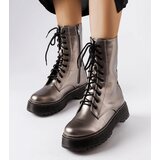Gemre Brown metallic Calcirelli work boots | ePonuda.com