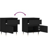  Noćni ormarići 2 kom crni 40x35x50 cm od konstruiranog drva | shoptok.hr