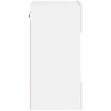  Zidni TV ormarić s LED svjetlima bijeli 40 x 30 x 60,5 cm | shoptok.hr