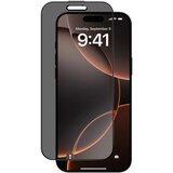 AVIZAR kaljeno steklo za iphone 16 pro anti-spy 9H trdota, črna, (5000018254) | Shoptok.si