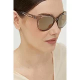 Armani Exchange Sončna očala ženska, bež barva, 0AX4144SU