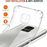 Techsuit Shockproof Clear Silicone prozoren ovitek, odporen na udarce, za Xiaomi Redmi Note 9S / Note 9 Pro / Note 9 Pro Max | Shoptok.si