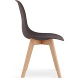  KITO stolica boja kave / prirodne noge x 4 | shoptok.hr