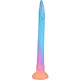 OgazR XXL Eel - fluorescenčni analni dildo - 47 cm (roza)