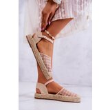 Boto Women's Espadrilles With Buckle Nude Charlene | shoptok.hr