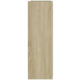  kopalniška omarica z ogledalom sonoma hrast 62,5x20,5x64 cm, (20580001) | Shoptok.si