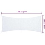  Kamuflažna mreža s torbom za pohranu 409 x 206 m bijela | shoptok.hr
