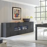 LC Mobili Moderna niska komoda s 4 ladicama i 2 vrata, 241x84 cm DAMA 202308-08 Cijene