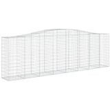  Lučne gabionske košare 20kom 400x50x120/140cm pocinčano željezo | shoptok.hr