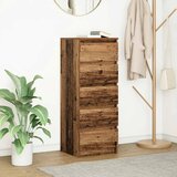 vidaXL Komoda s ladicama staro drvo 37,5x35x99 cm konstruirano drvo | shoptok.hr