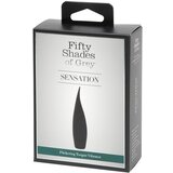Fifty Shades of Grey Petdeset odtenkov sive - vibrator za jezik Sensation z možnostjo polnjenja (črn) Cene