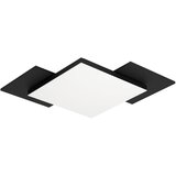 Eglo plafonjera TAMURIA LED 1300 lm 28,5 cm crna hrast 99655 Cene