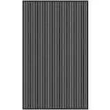 vidaXL Predpražnik črtast črn in siv 90x150 cm