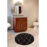 Lessentiel Maison Infinity prostirka za kupatilo, 90x90cm, crna | Eponuda.ba