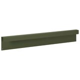 Profil za rubove vrta 2 kom. 100 x 5 x 15 cm Čelik - Maslinastozelena 100 x 5 x 15 cm 2 | shoptok.hr