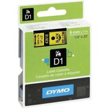 Dymo D1 6mm Black/Yellow labels 43618 | shoptok.hr