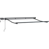  Ročno senčilo s LED-ji Zelena, Bela, Antracit 3 x 2,5 m, (5000211543) | Shoptok.si