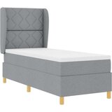  Krevet s opruga kutije Svijetlo siva 200 x 80 cm tkanina | shoptok.hr