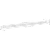 vidaXL gabionska povišena gredica od pocinčanog čelika 450x30x10 cm | shoptok.hr