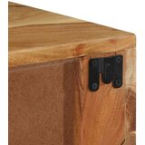 vidaXL Zidni TV ormarić 100x30x19 cm puno drvo bagrem | shoptok.hr
