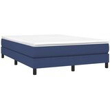  s oprugama i madracem plavi 140 x 190 cm od tkanine | shoptok.hr