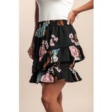 Fenzy Mini Krilo S Cvetličnim Potiskom, Črno | Shoptok.si