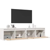  Zidni ormarići 2 kom bijeli 80 x 30 x 35 cm od masivne borovine | shoptok.hr