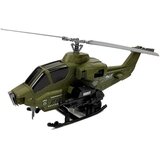 Vojni helikopter za igru sa kom i kacigom - zeleni | shoptok.hr