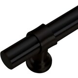  Ručke za ormarić 5 kom crne 192 mm od nehrđajućeg čelika | shoptok.hr