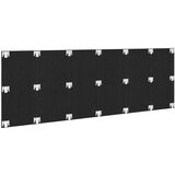 vidaXL Stensko vzglavje Črno hrast Inženirski les 240 x 1.5 x 80 cm | Shoptok.si