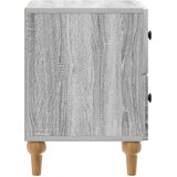  Noćni ormar s ladicama 2 pcs Siva sonoma 43 x 34,5 x 48 cm | shoptok.hr