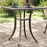 vidaXL Vrtni stol brončani 53 x 53 x 53 cm od lijevanog aluminija