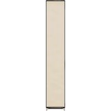 Ormarić za cipele s pokrovom od tkanine 57 x 29 x 162 cm krem | shoptok.hr