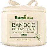 Bambaw prevleke za blazine iz bambusa 80 x 80 cm, 2-delni set - ivory Cene
