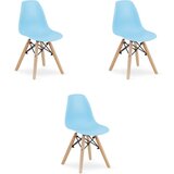 Brandless Stol ZUBI - modri x 3, (22044537) | Shoptok.si