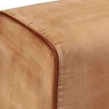  Telovadna klop 160 cm rjavo pravo usnje in trden mangov les | Shoptok.si