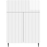  Kreveta s ladicama Bijela visokog sjaja 66 x 34,5 x 92 cm | Eponuda.ba