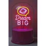i-Total Lampa staklena kupola NEON-efekt LED rotirajuća Dream Big XL3263 | shoptok.hr
