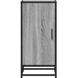 vidaXL Komoda siva sonoma 35,5x35x76 cm inženirski les in kovina | Shoptok.si
