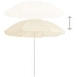  Vrtni suncobran s čeličnim stupom 180 cm boja pijeska | shoptok.hr