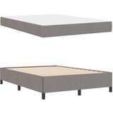  s opruga kutije Sivo-smeđa 140 x 190 cm tkanina | shoptok.hr