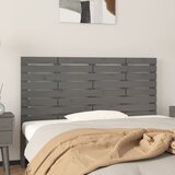  Zidno uzglavlje sivo 146x3x63 cm od masivne borovine | shoptok.hr