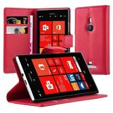 Cadorabo Ohišje, združljivo z Nokia Lumia 925 v rdeče sladkorno jabolko - Zaščitni ovitek z magnetnim zapiranjem, stoječo funkcijo in režo za kartice, (20557674) | Shoptok.si