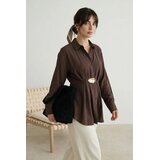Trendyol Modest Ženska košulja Tctss26Tg00004, Smeđa Cene