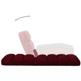  Sklopiva podna stolica od umjetne kože crvena boja vina | Eponuda.com