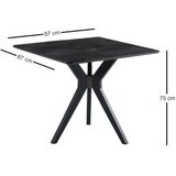 Hanah home trpezarijski sto kare ares 1471