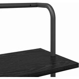 vidaXL Polica Crni hrast 60 x 24 x 168 cm Konstruirano drvo | shoptok.hr